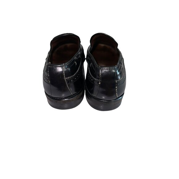 Allen Edmonds Berwick Black Leather Wingtip Loafer Shoes Mens Brogue 10.5 AA main image 5